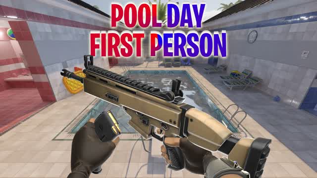 POOL RED VS BLUE 🔴🔵[First Person]