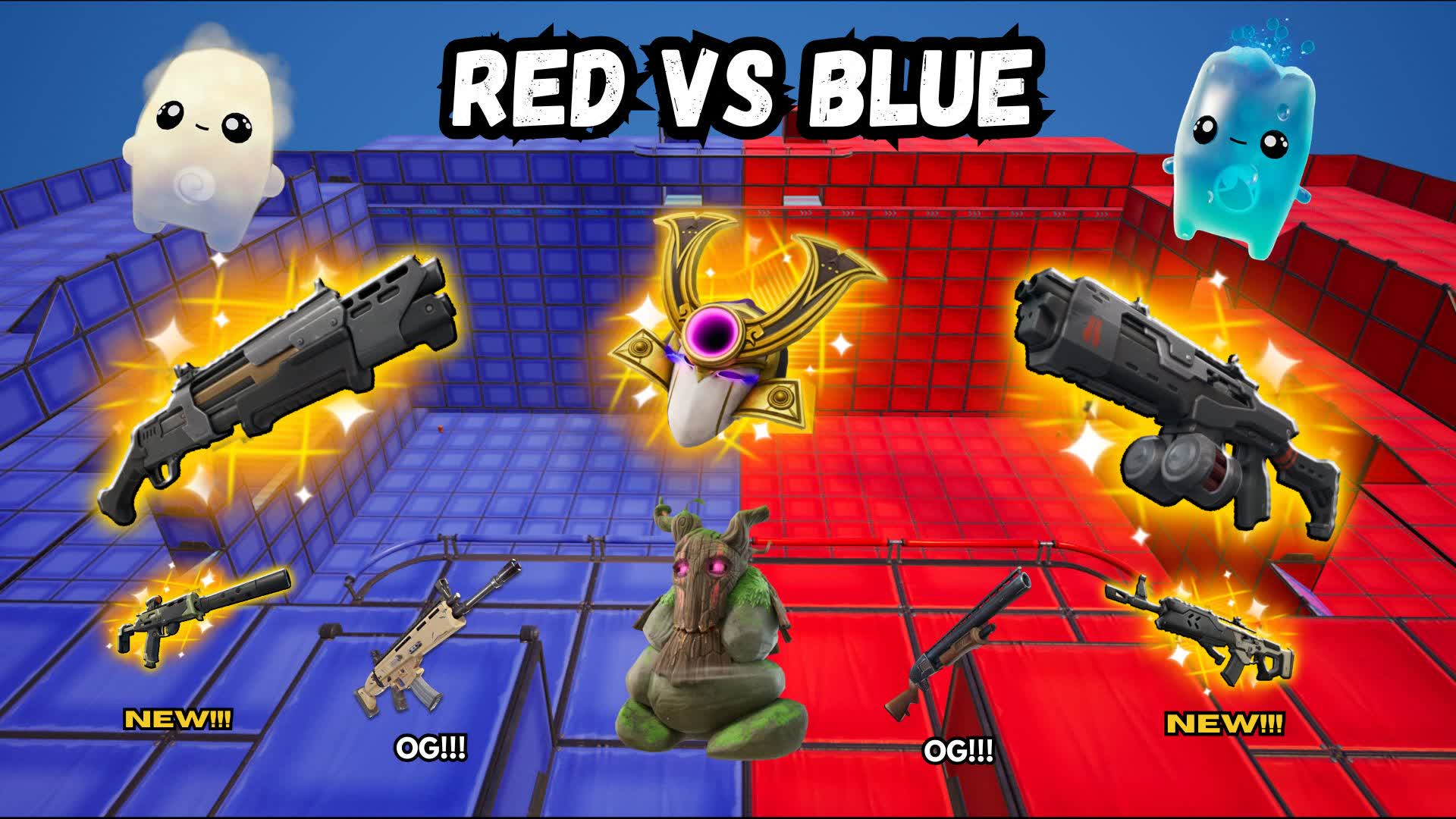 SUPER CRAZY Red vs Blue🔴🔵 8058-2001-3134 by rusinatop1 - Fortnite ...