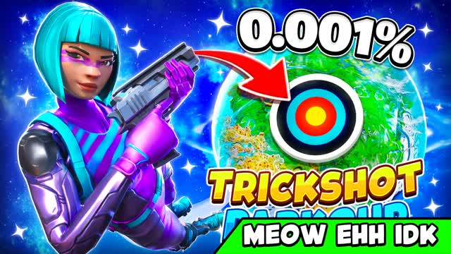 DEFAULT TRICK SHOT PARKOUR 🎯 EASY