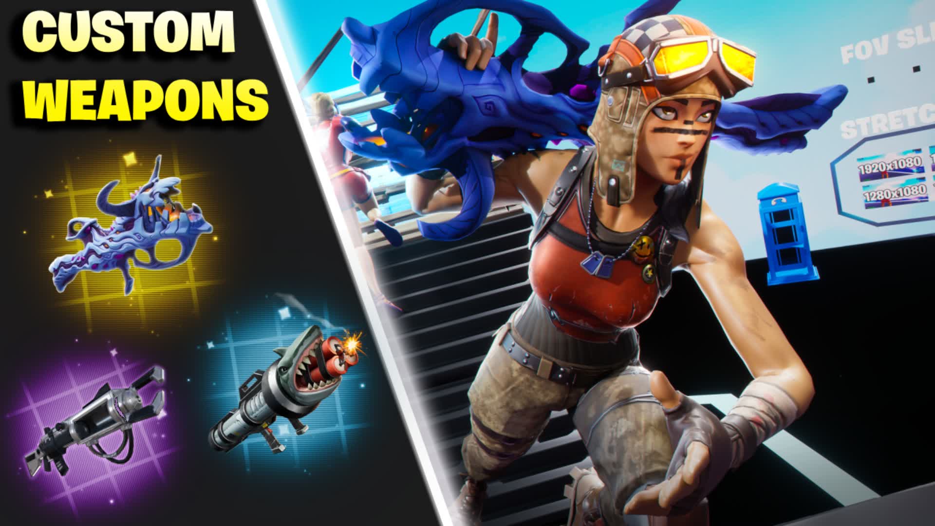 CUSTOM WEAPONS 1V1 🔫 9342-9303-7921 by yonky - Fortnite Creative Map ...