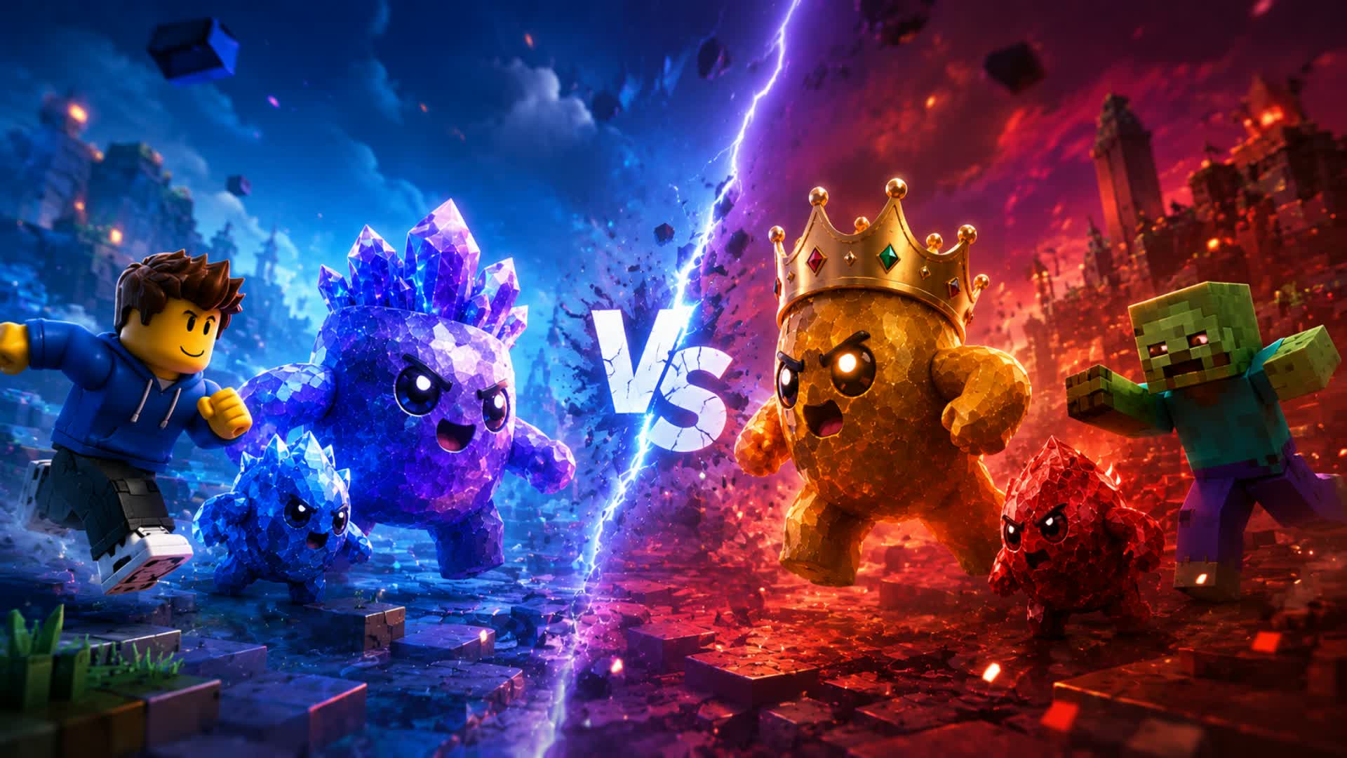 RED VS BLUE ACTION FIGHT๐ด๐ต