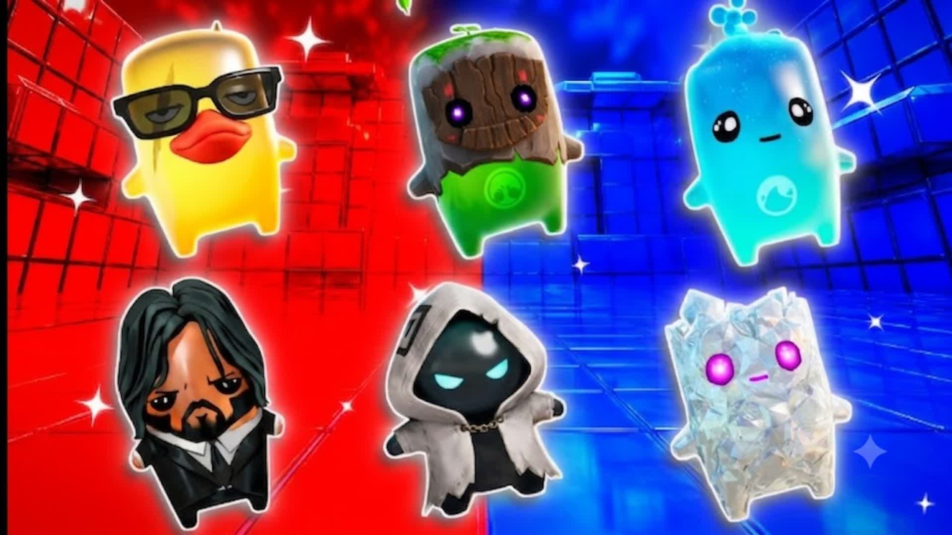 RED VS BLUE WICK