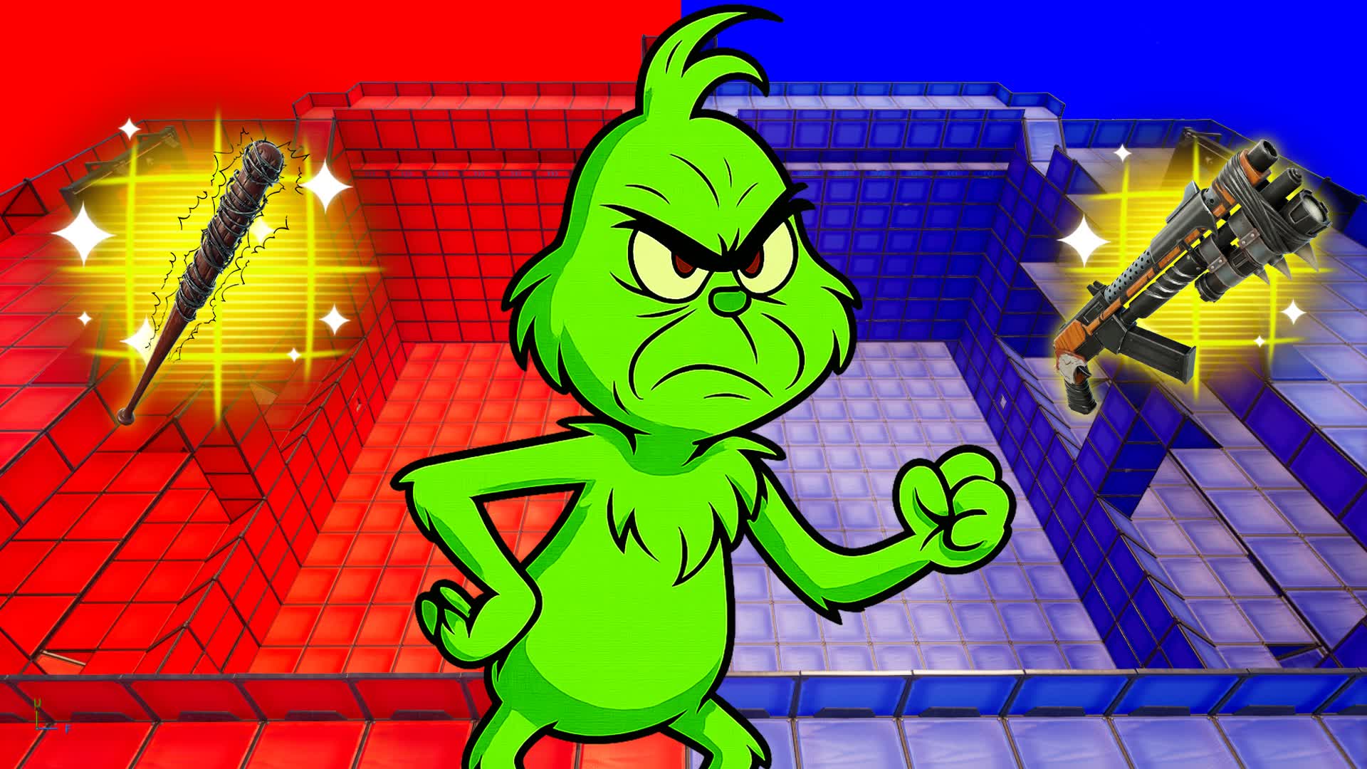 🔴GREEN BOSS RED VS BLUE🔵