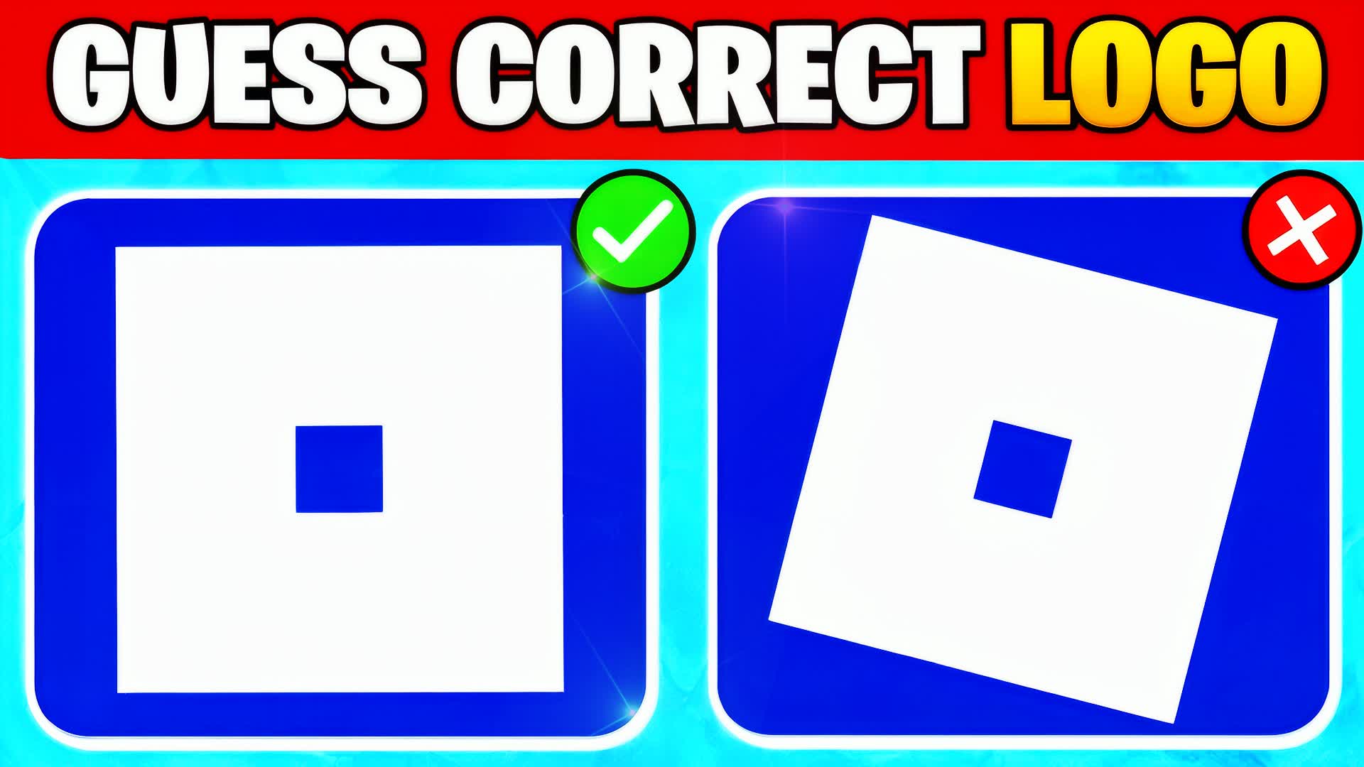 GUESS THE REAL LOGO 🔎 PARKOUR MINIGAME