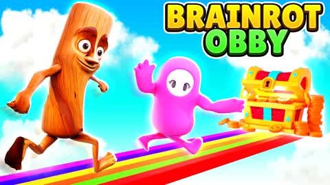 🌈 EASY BRAINROT SUPER OBBY ⭐️