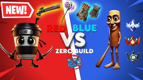 Super Red vs Mega Blue🔴🔵Zero Buid