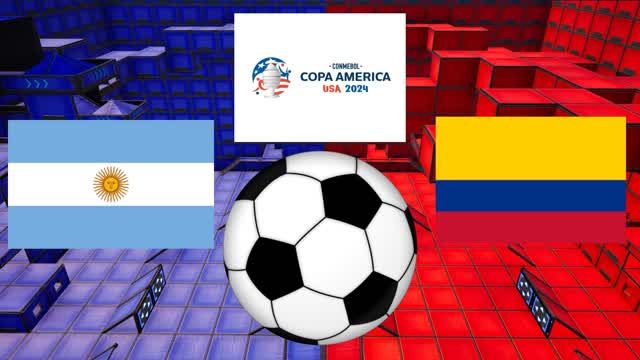 GOAL RED VS BLUE COPA AMERICA SOCCER