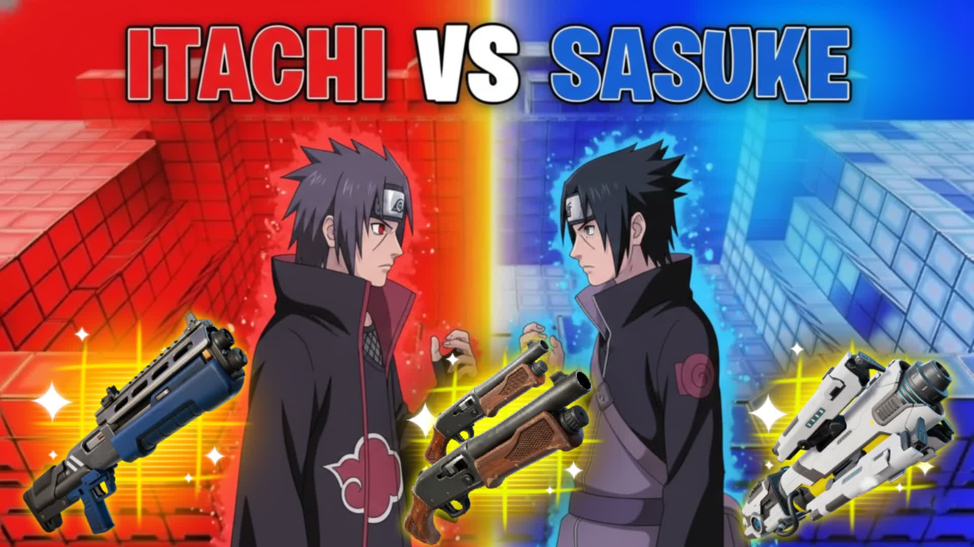 ITACHI RED VS BLUE 🔴🔵 احمر مقابل ازرق