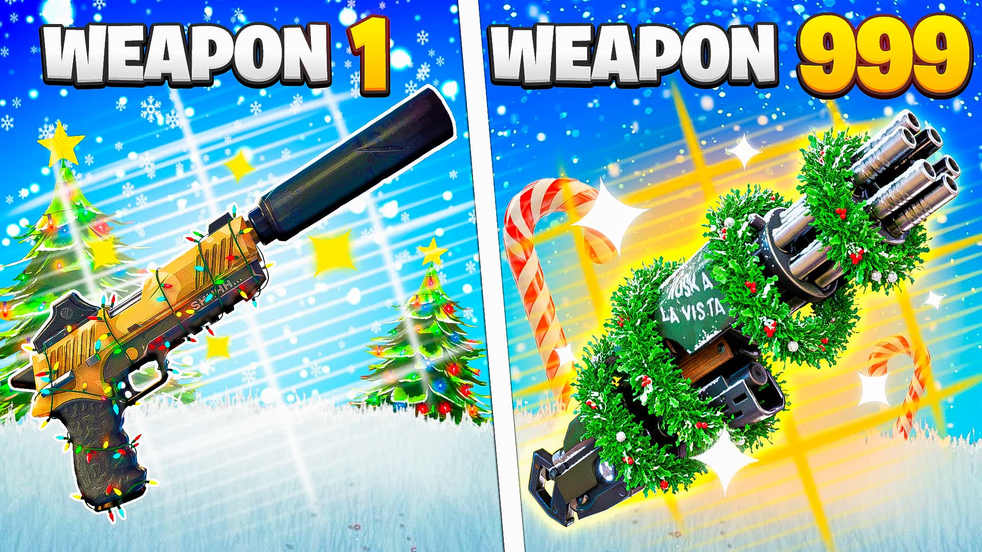 ❄️ WINTER GUN GAME 🎯 CRAZY ONE SHOT