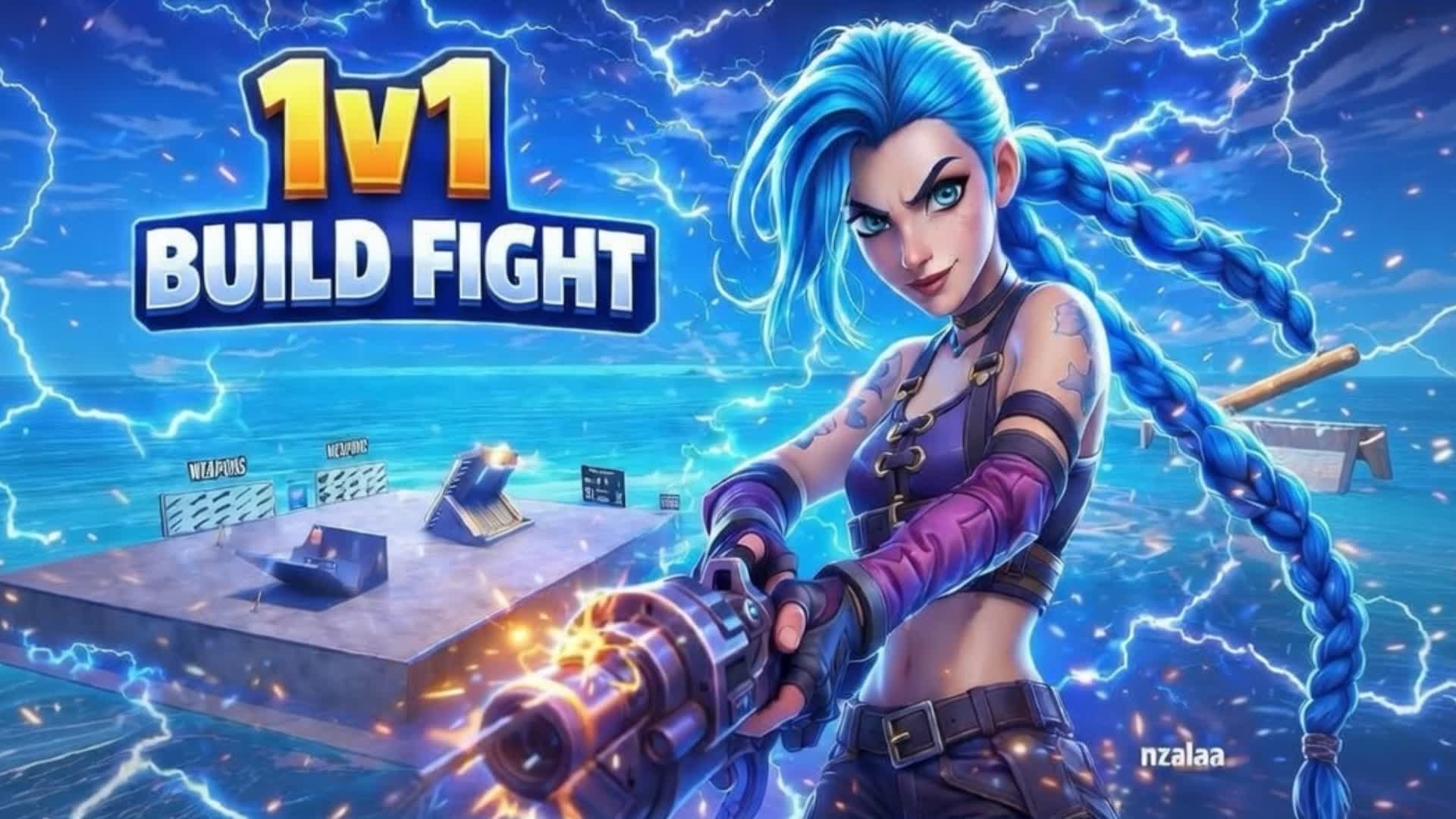 1v1ビルドファイトOPT 1075-4876-7935 by nzalaa - フォートナイト