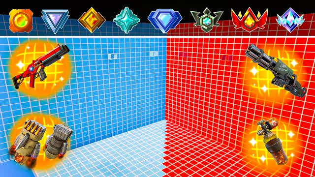new fortnite map | RED BLUE FFA ALL