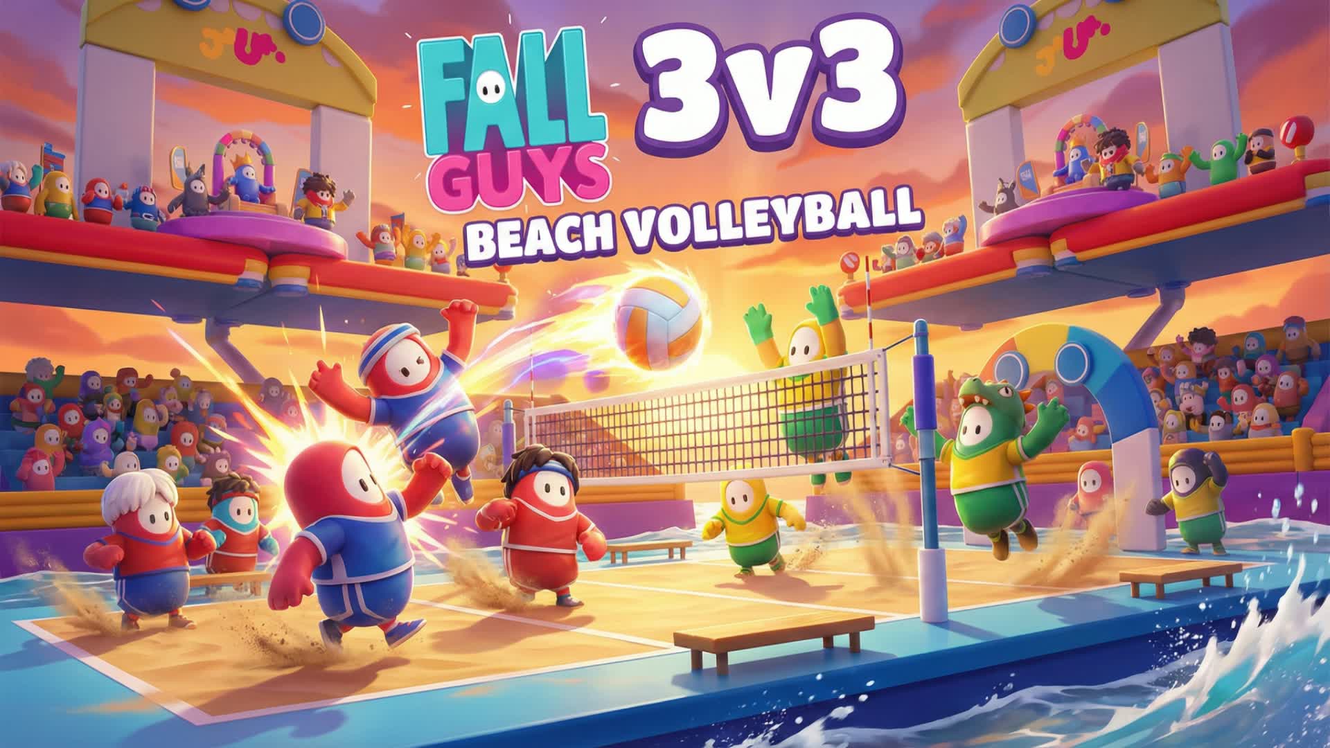 Volley Ball 3v3 ( FALL GUYS )