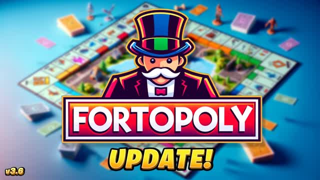 FORTOPOLY 🎩 BOARD MINIGAME MONOPOLY ONE