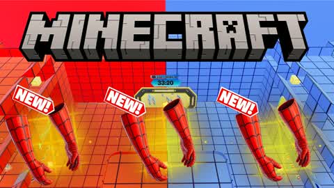 MINECRAFT SPIDERMAN RVB RED VS BLUE