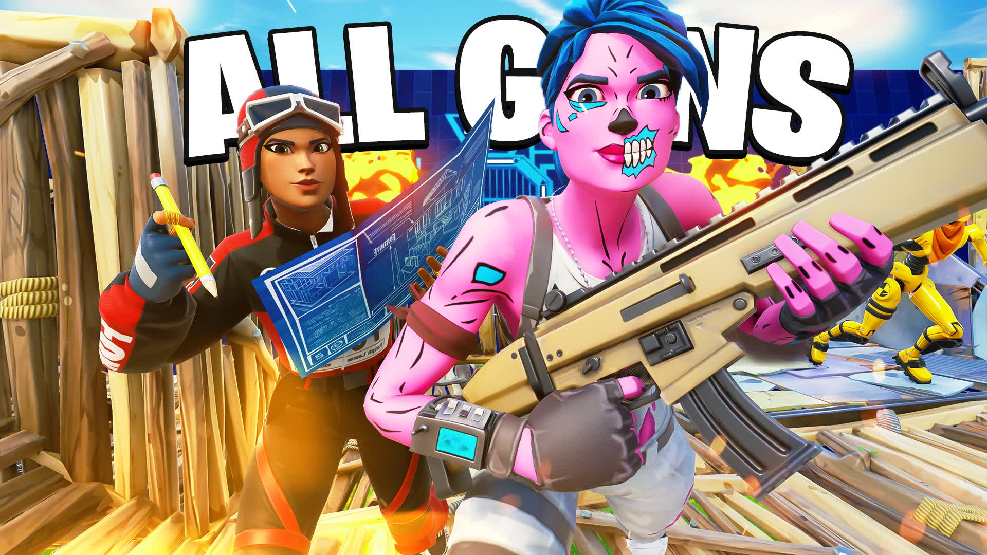 ALL GUNS - INSANE FFA 1v1 [NEW]
