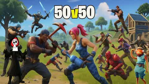 SUPER FIGHT 50v50 🥊 50vs50 50 vs 50