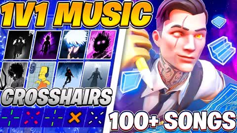 🏆1V1🎵100+ SONGS✨Stretched Res1280x1080
