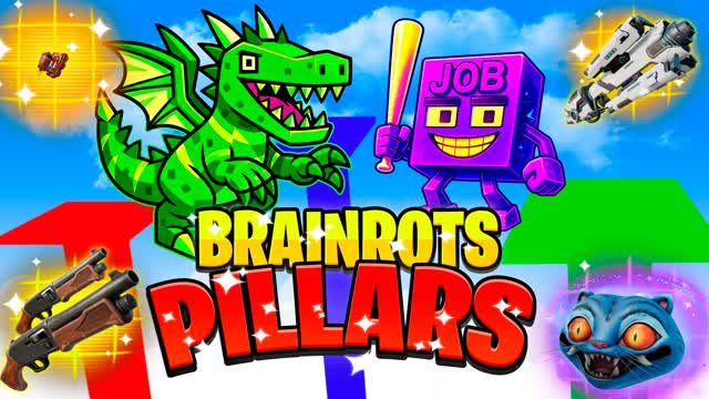 BRAINROT PILLARS 😂 MEME MUSIC PARTY