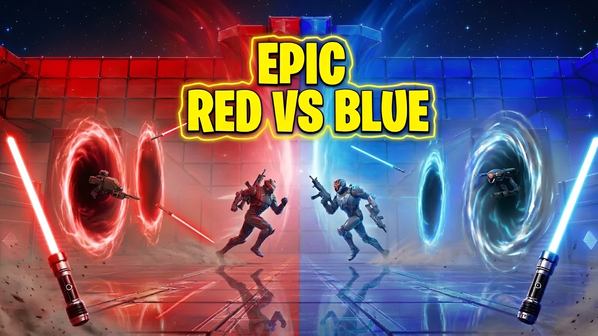STAR WARS RED VS BLUE BATTLEFIELD