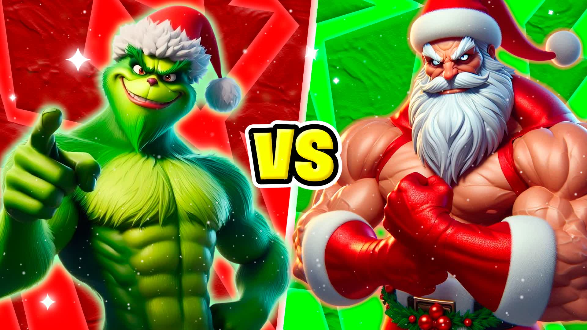 🦎GRINCH VS SANTA CLAUS🎅