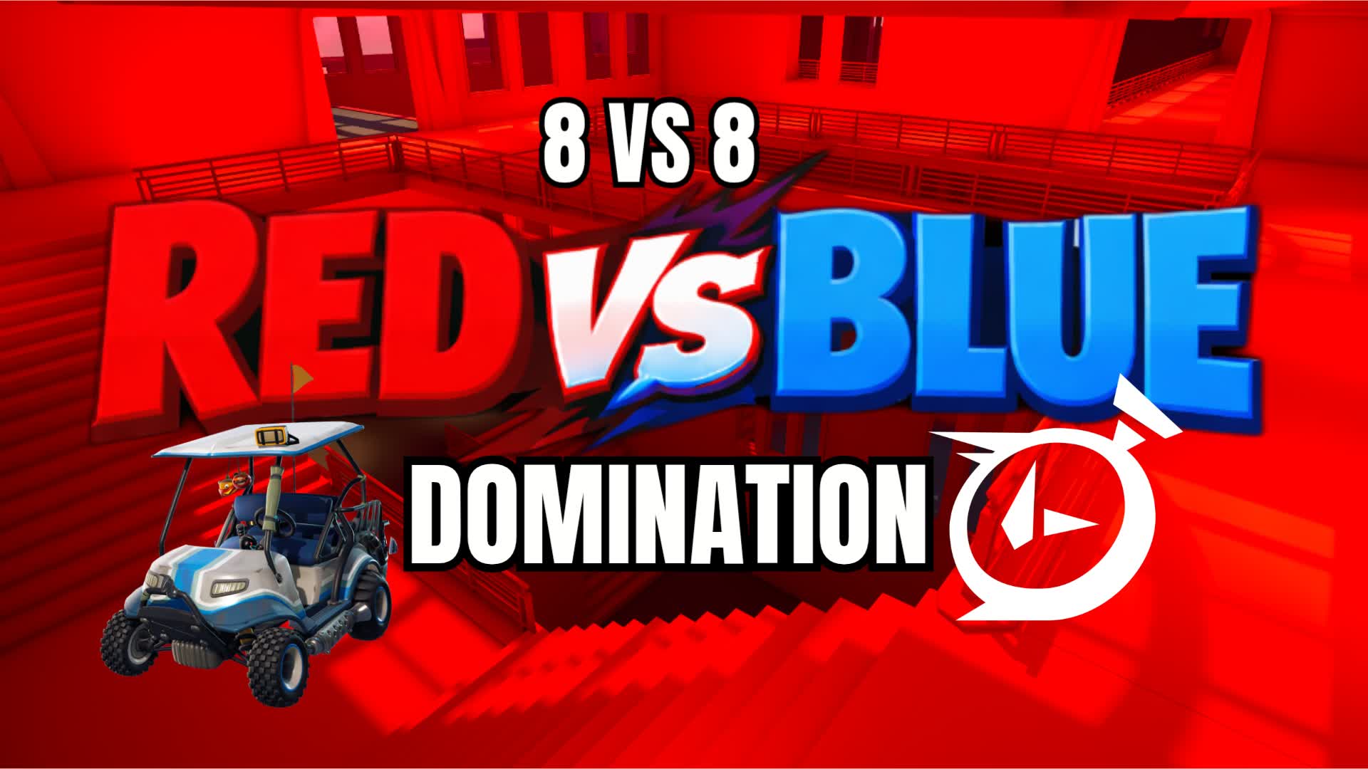 🔴🔵 RED VS BLUE: DOMINATION 8 VS 8