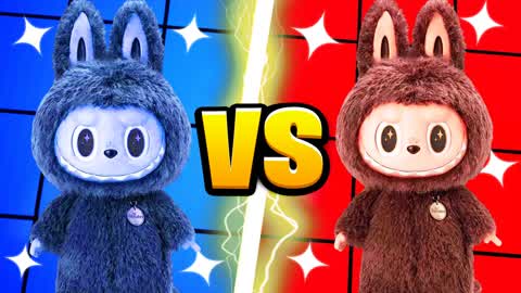 🐰 PRO LABUBU RED VS BLUE 🔵🔴
