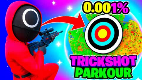 SQUID TRICKSHOT PARKOUR 🎯 EASY
