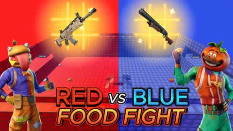 Food Fight Red vs Blue 🔴🔵