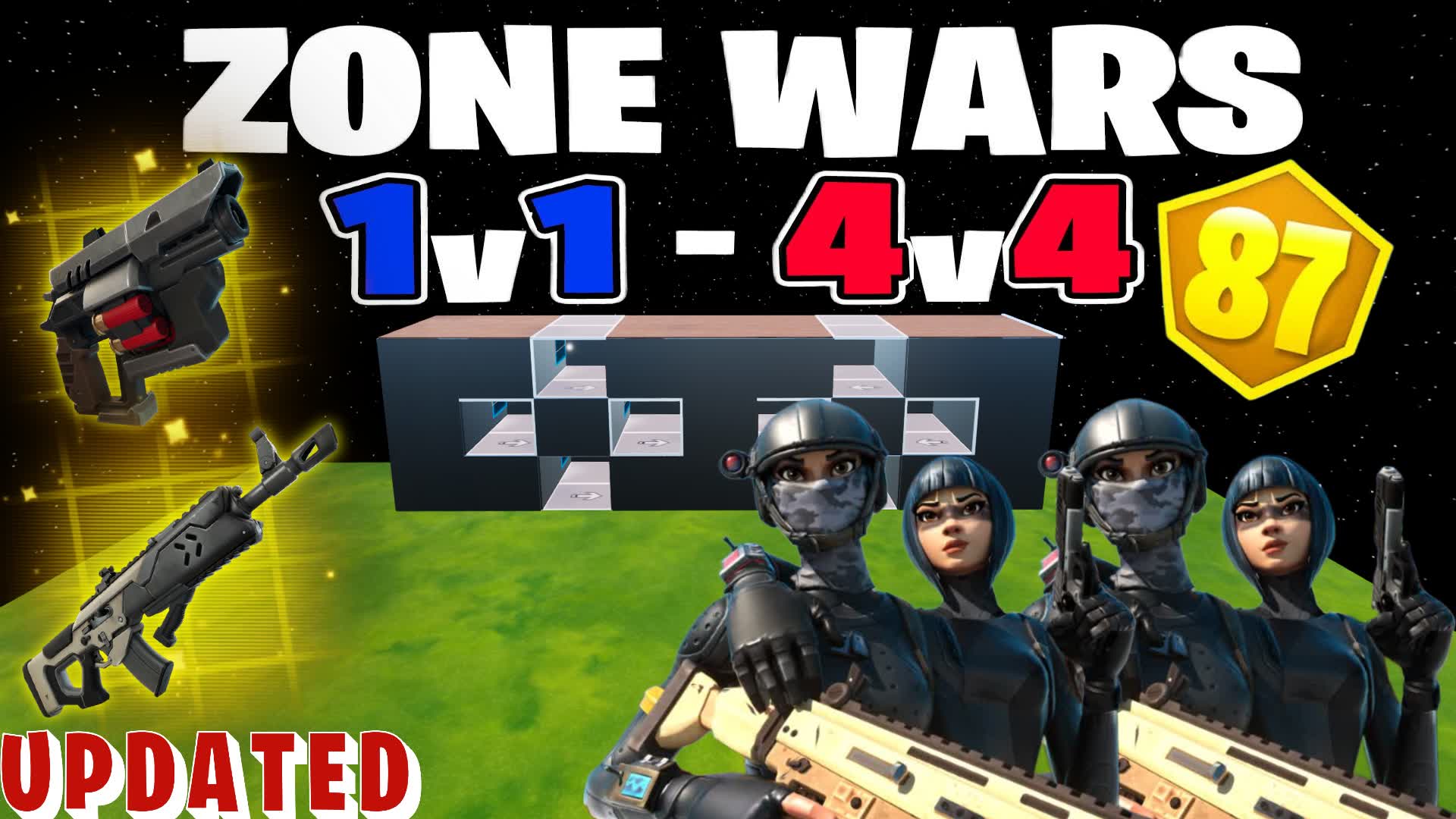 PRO ZONE WARS (1V1)-(2V2)-(3V3)-(4V4)