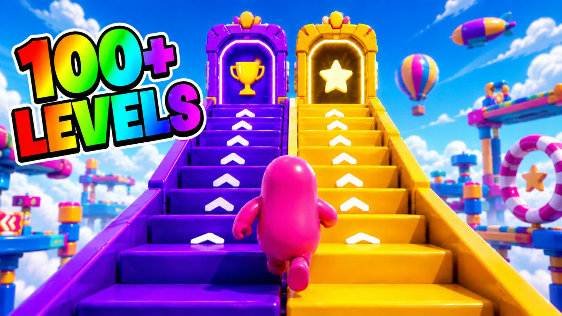 🌈RAINBOW PARKOUR 100+