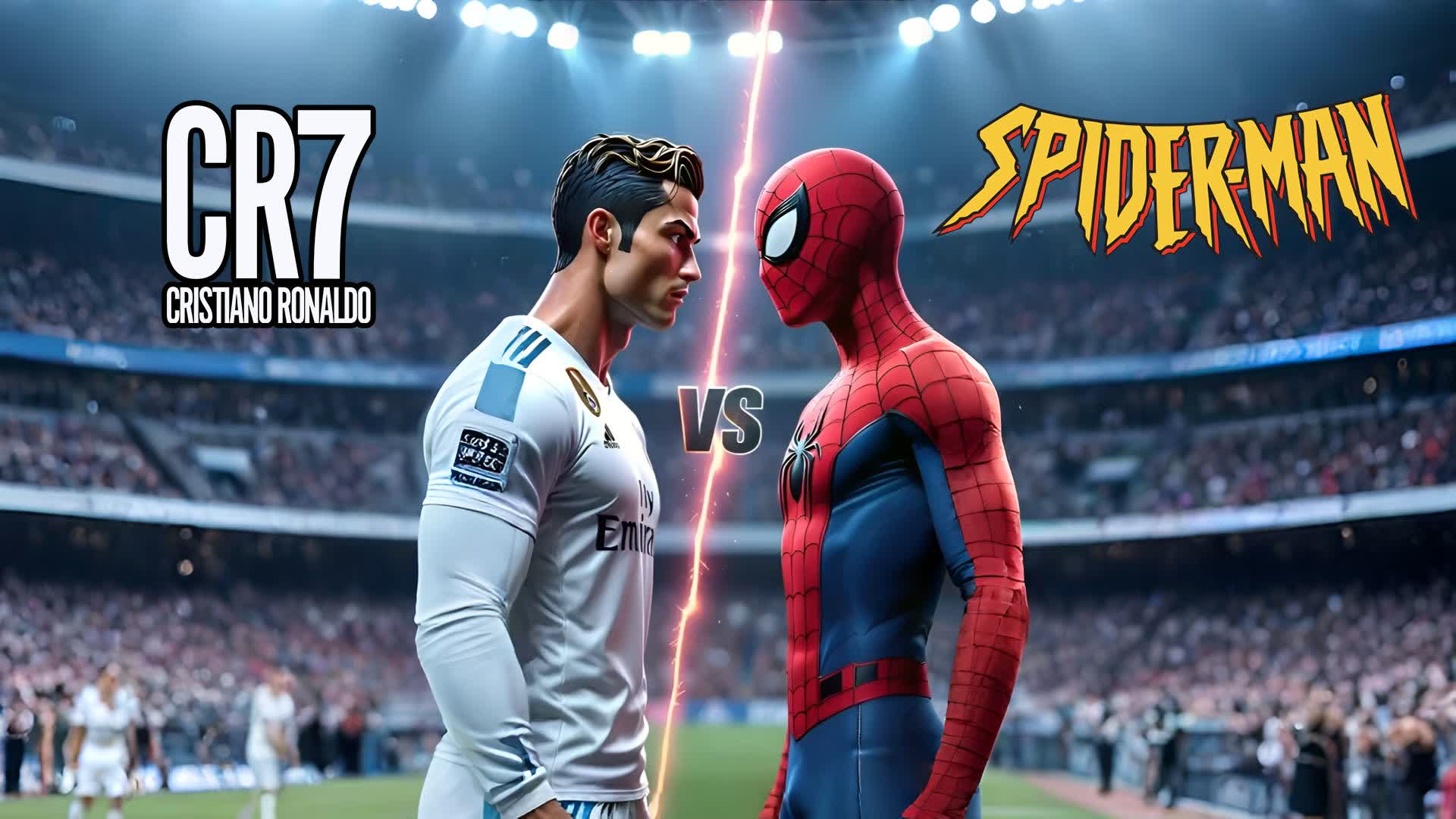 ⚽️ CRISTIANO RONALDO vs SPIDERMAN 🕷️