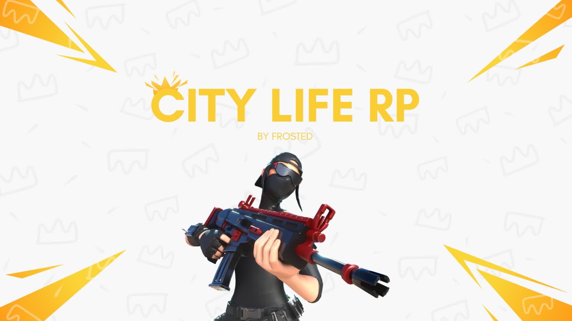 City Life RP! NEW MAP! 3412-8026-3865 By Frosted - Fortnite