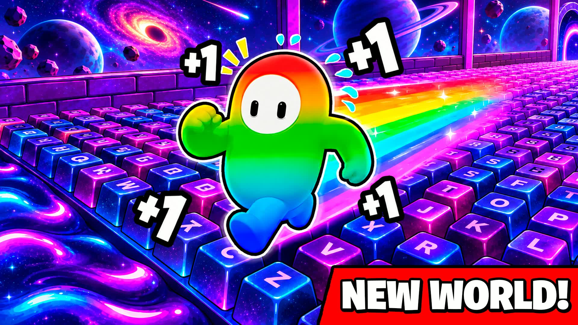 +1 SPEED KEYBOARD ASMR FALL GUYS