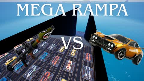 RPG VS Coches MEGA RAMPA🚗