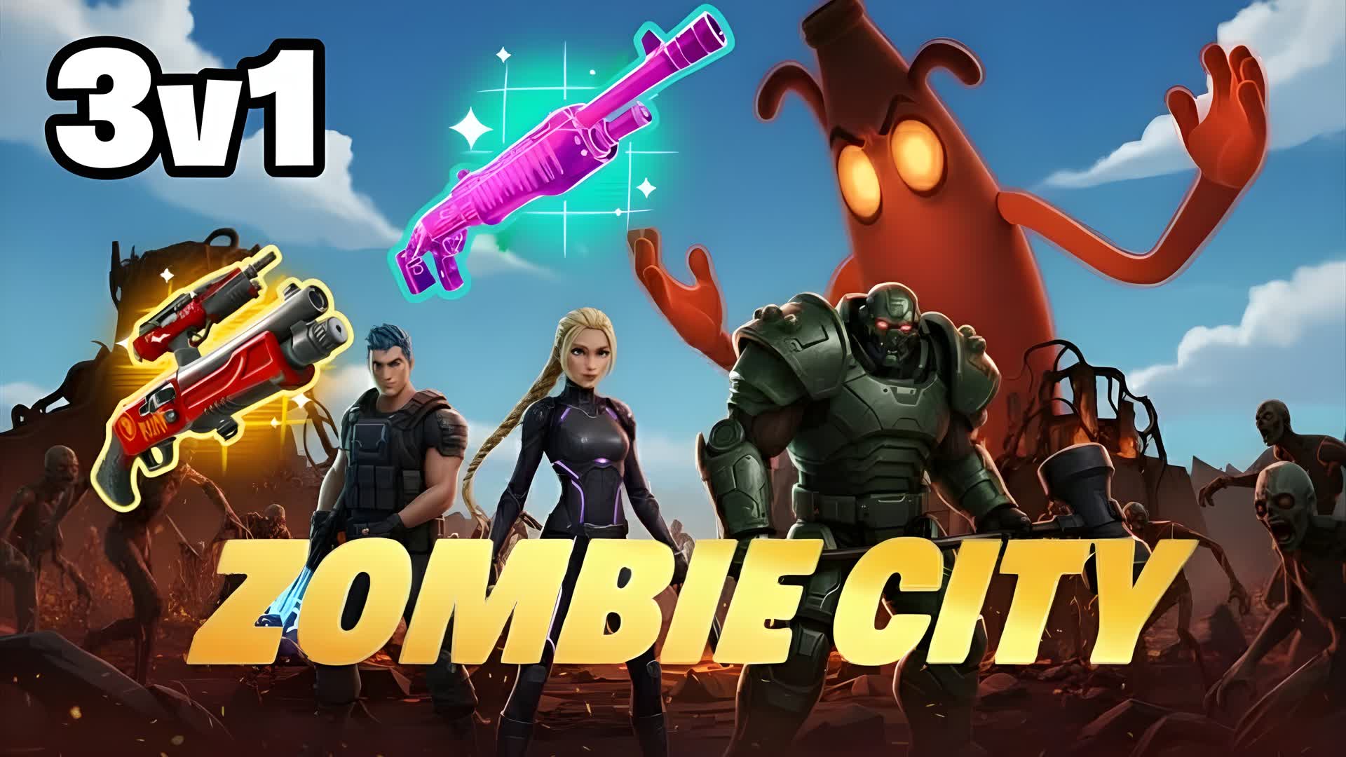 ZOMBIE CITY 3V1
