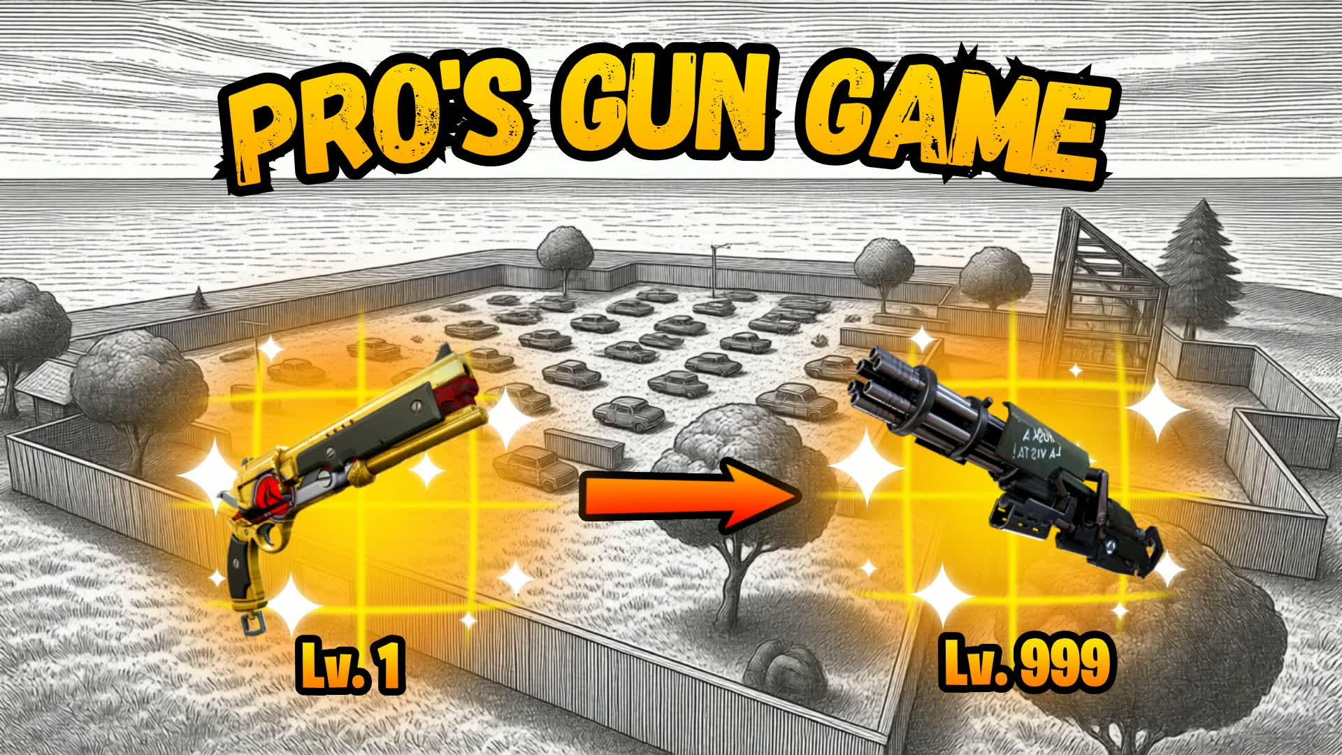PRO`S GUN GAME 🔫 ONE SHOT 😎 BOTS