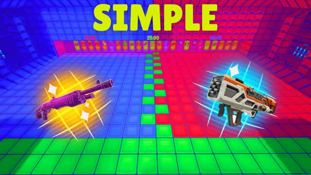 SIMPLE GREEN VS RED VS BLUE 💙❤️💙