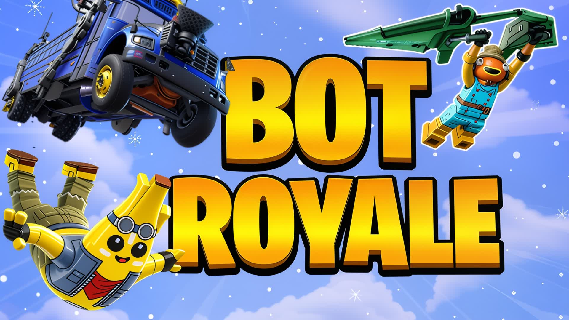 99 Bots Brick Royale🧱 - fortnite