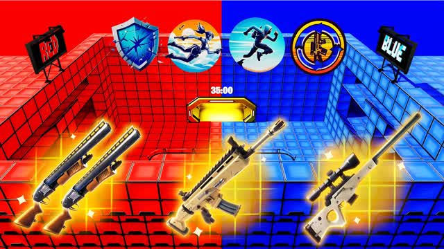 CRAZY RED VS BLUE 🔴🔵