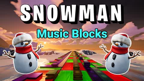 Snowman Music Blocks Cover