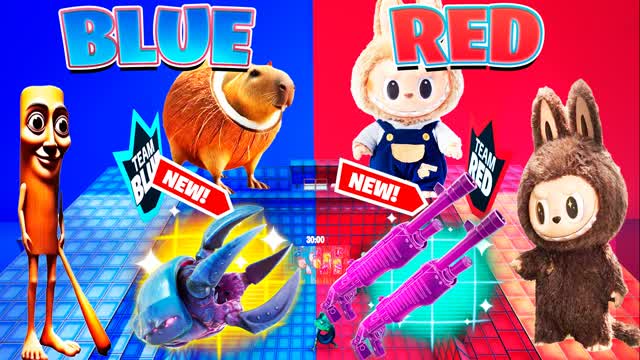 SUPER MEGA RED🔴VS BLUE🔵 BRAINROT FIGHT