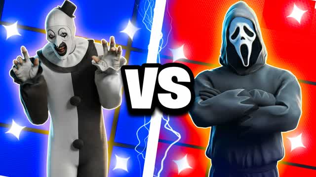 GHOSTFACE VS ART RED VS BLUE🔴🔵MANJIROO