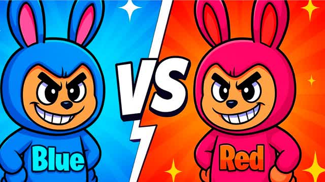 LABUB RED VS BLUE 🔴🔵