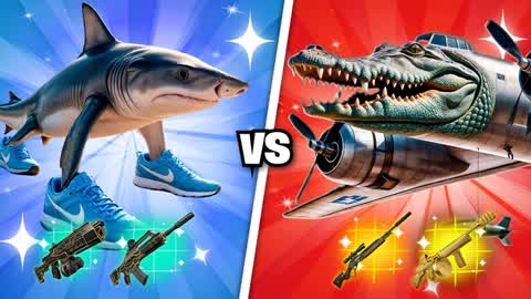 TRALALERO VS CROCODILO RED VS BLUE 🔴🔵