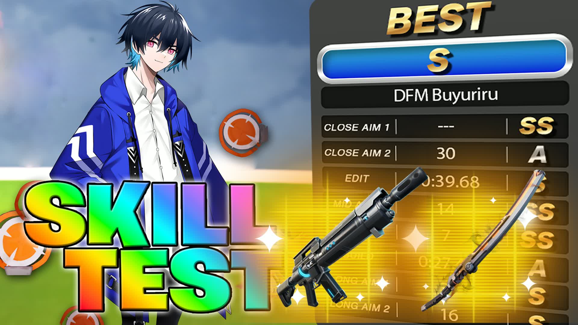 ぶゅりる 神練習マップ AIM EDIT PRACTICE | ぶゆりる 新武器