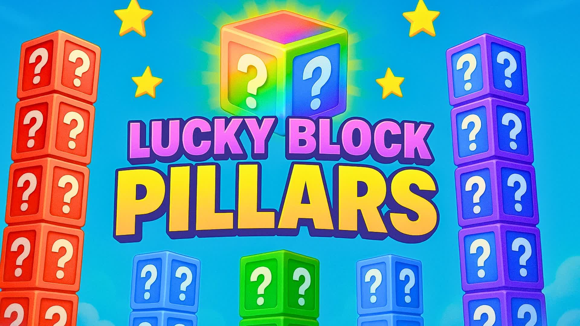 THE LUCKY BLOCKS PILLARS MINIGAME🍀
