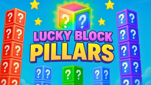 THE LUCKY BLOCKS PILLARS MINIGAME🍀