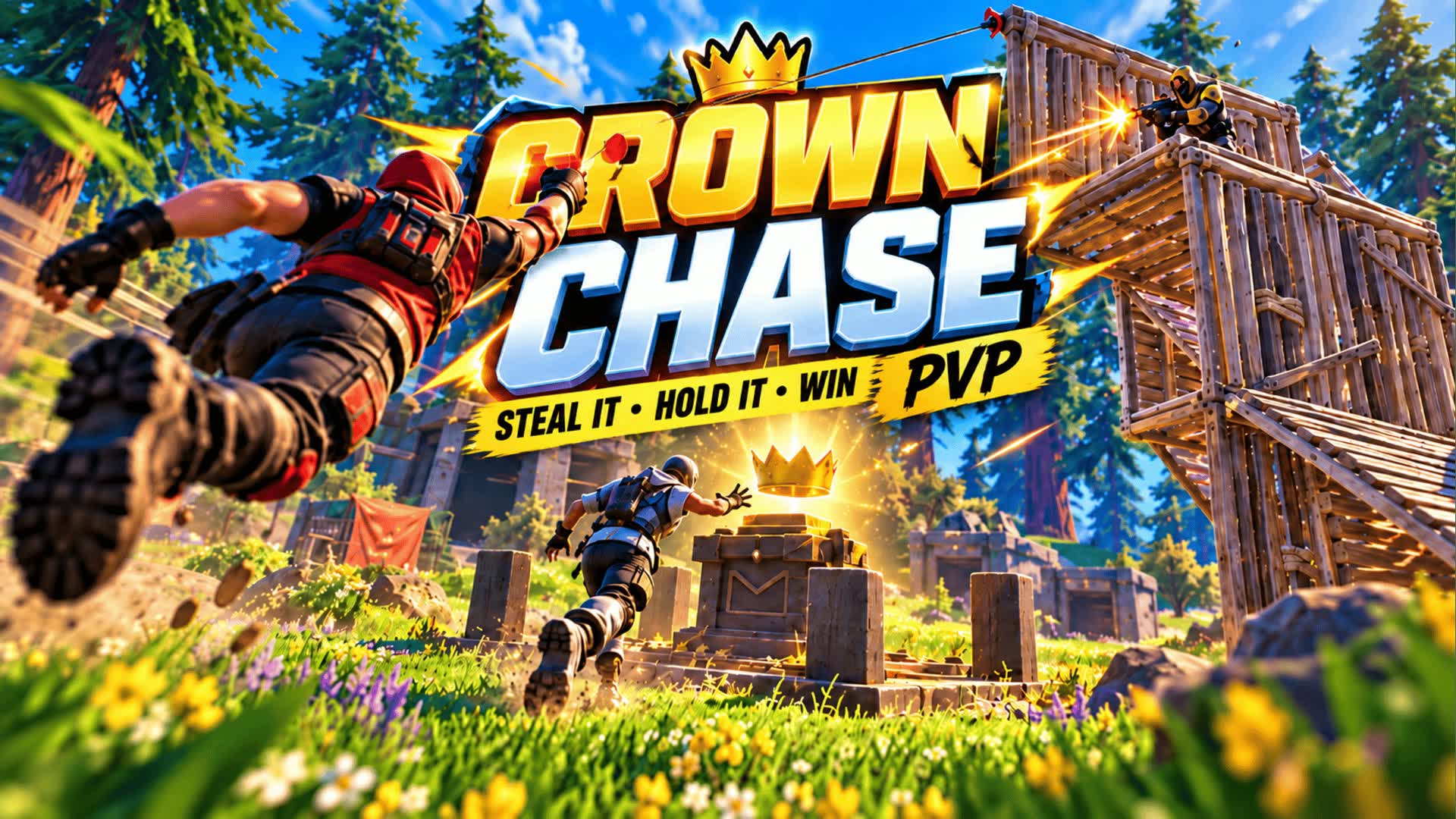 CROWN CHASE PVP — Fortnite island 9803-5523-2935 by as big as drake