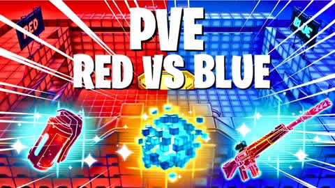 PVE RED VS BLUE 🔴🔵