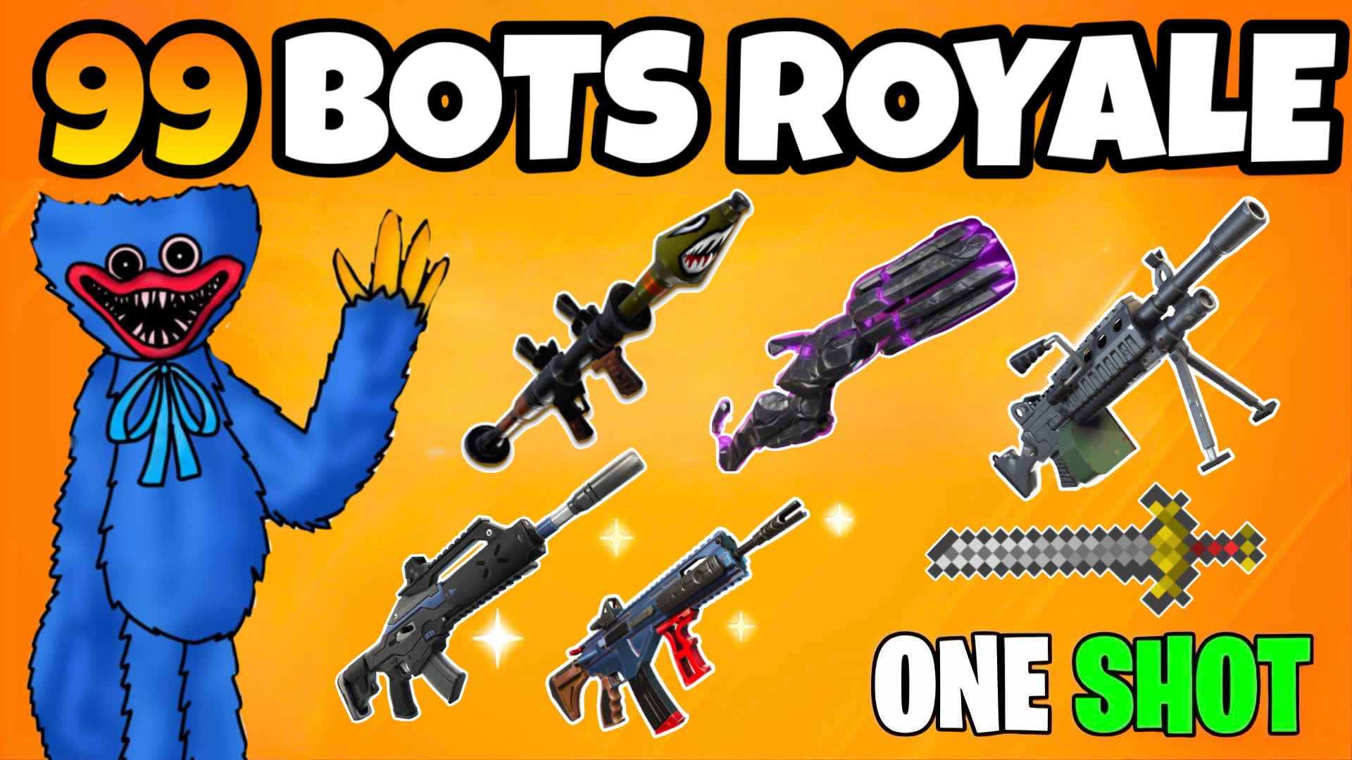 99 BOTS⭐ROYALE⭐ALL GUNS FREE (CARS)